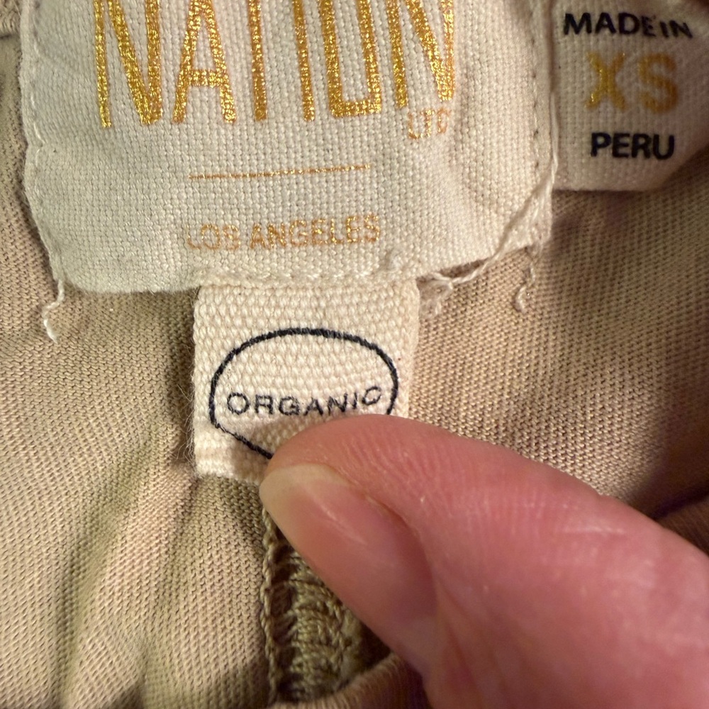 Nation LTD organic cotton Tan Tank Top TAN COLOR